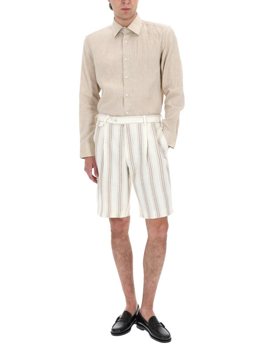BOSS CAMEL - Man - White - Shorts
