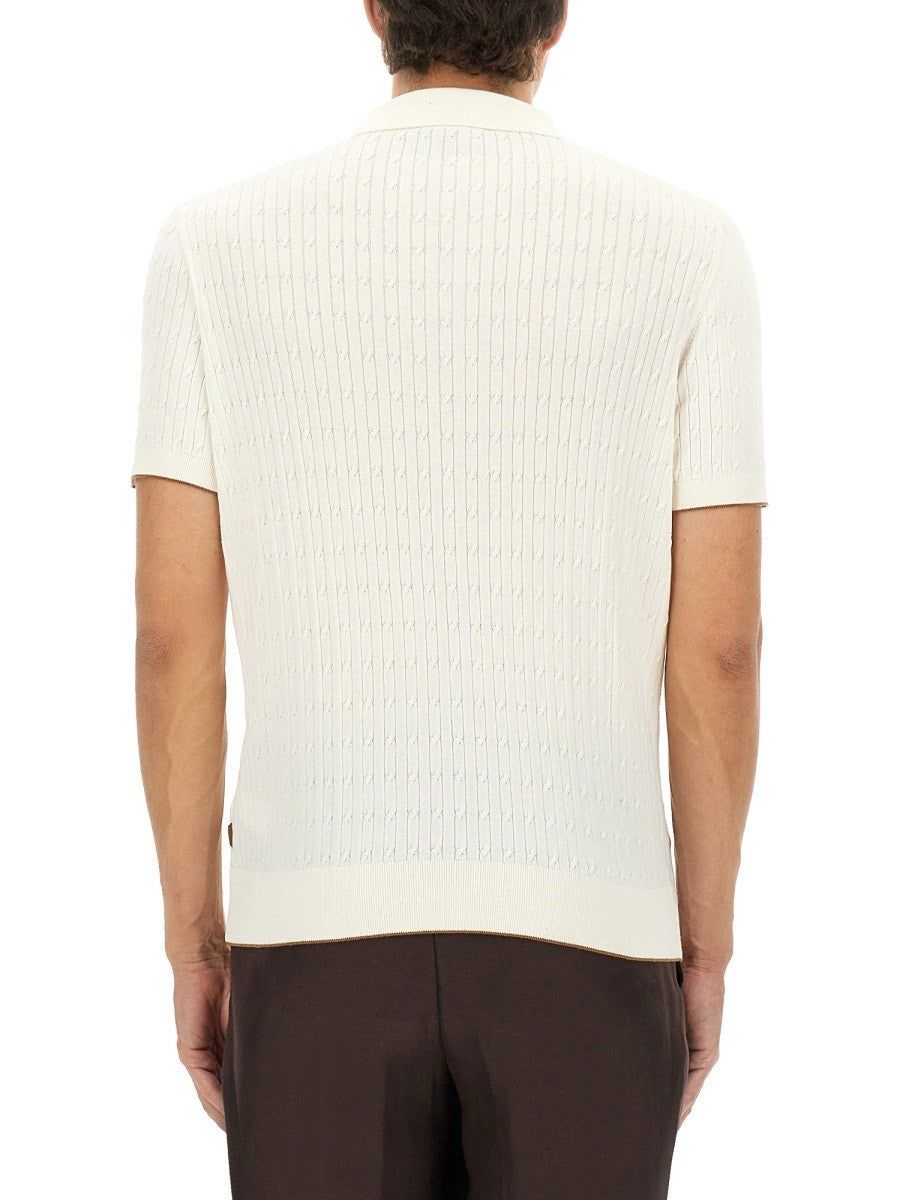BOSS CAMEL - Man - White - Polo Shirt