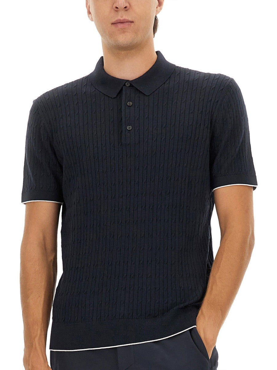 BOSS CAMEL - Man - Blue - Polo Shirt