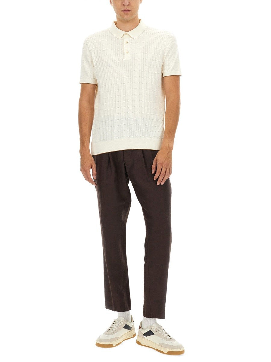 BOSS CAMEL - Man - White - Polo Shirt