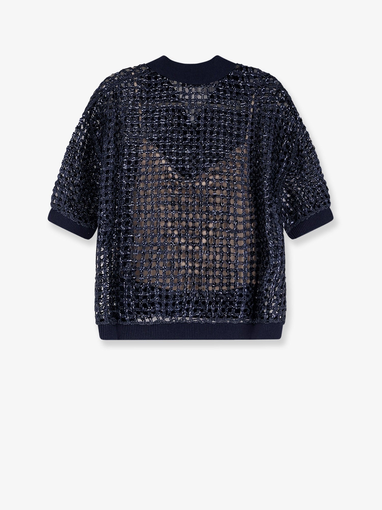 Brunello Cucinelli - Woman - Blue - Knit Sweater