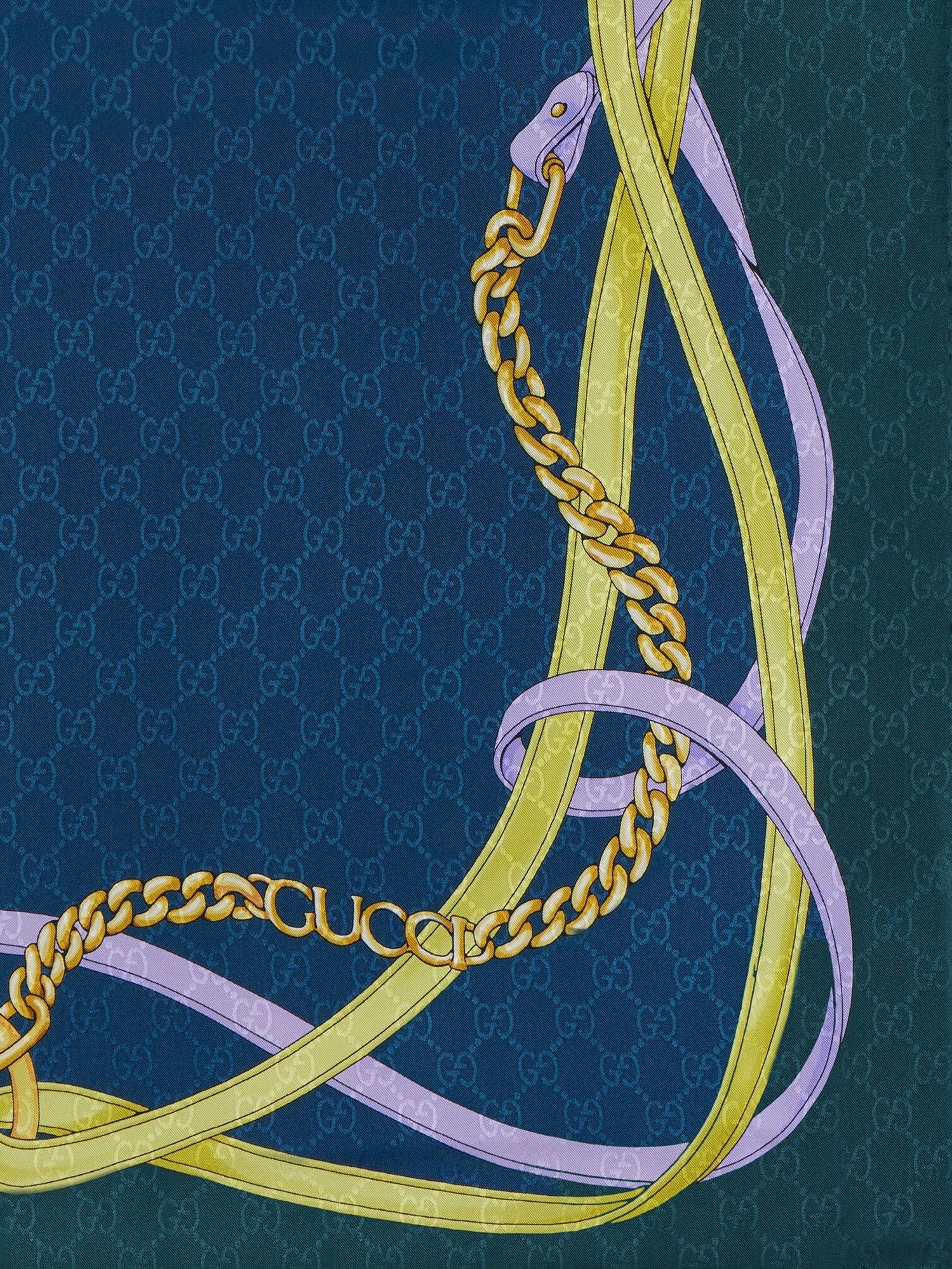 Gucci - Woman - Blue - Scarf