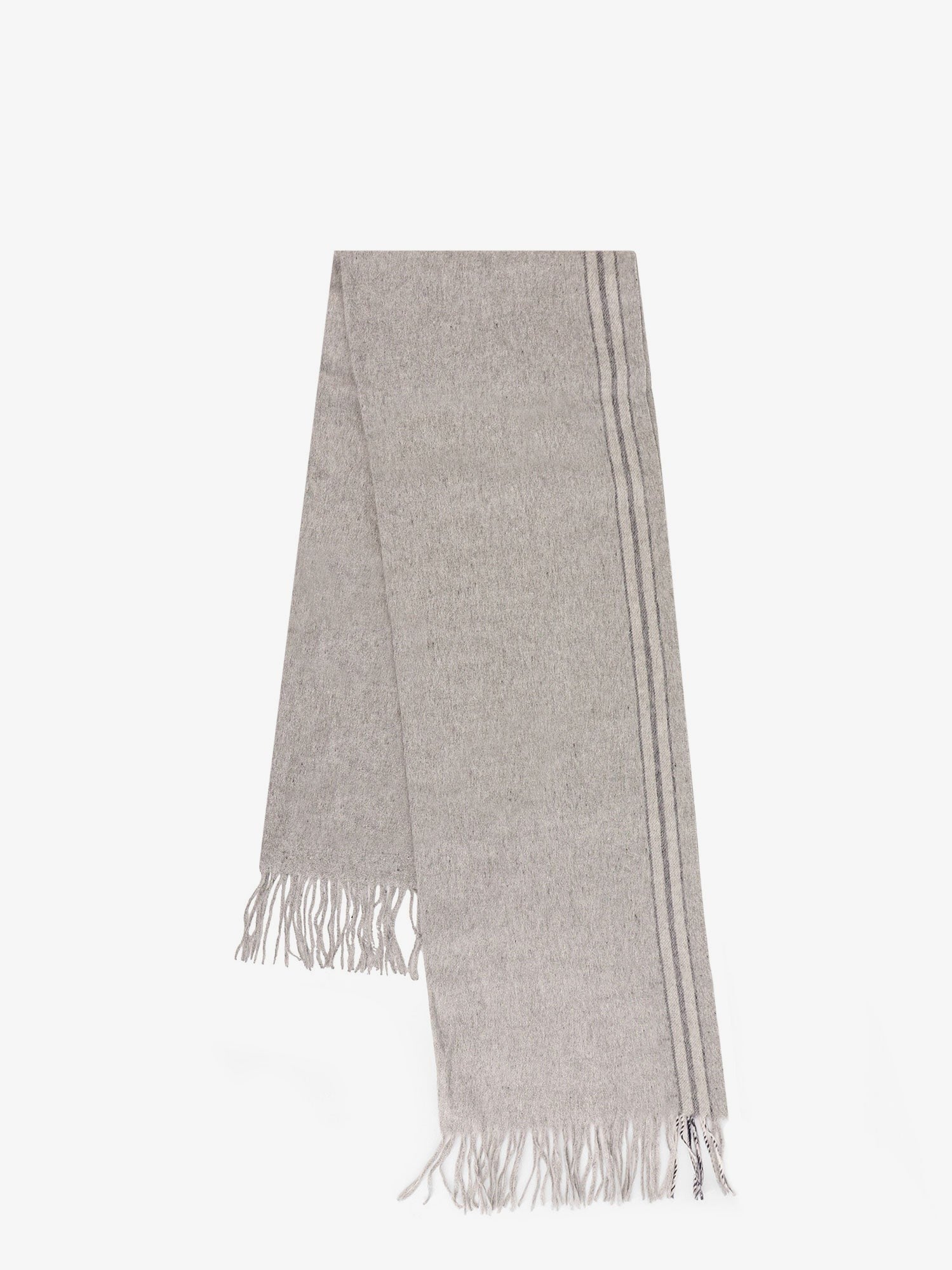Brunello Cucinelli - Man - Grigio Chiaro Navy - Scarf