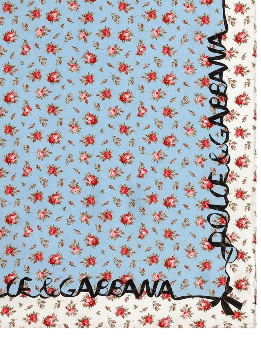 Dolce & Gabbana - Woman - Blue - Scarf