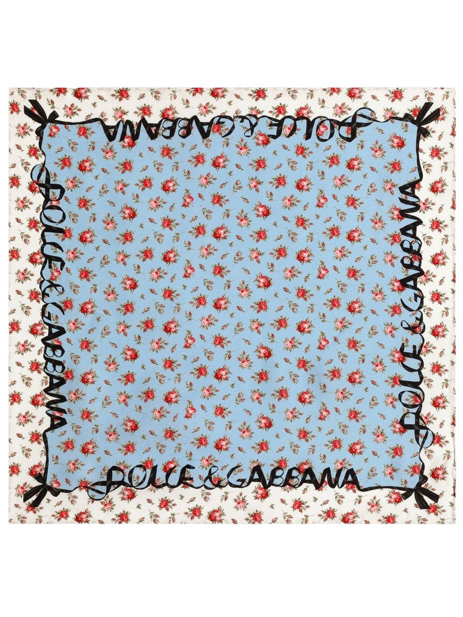 Dolce & Gabbana - Woman - Blue - Scarf