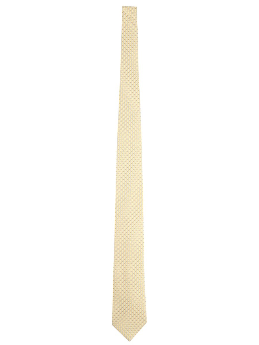Ferragamo - Man - Yellow - Tie