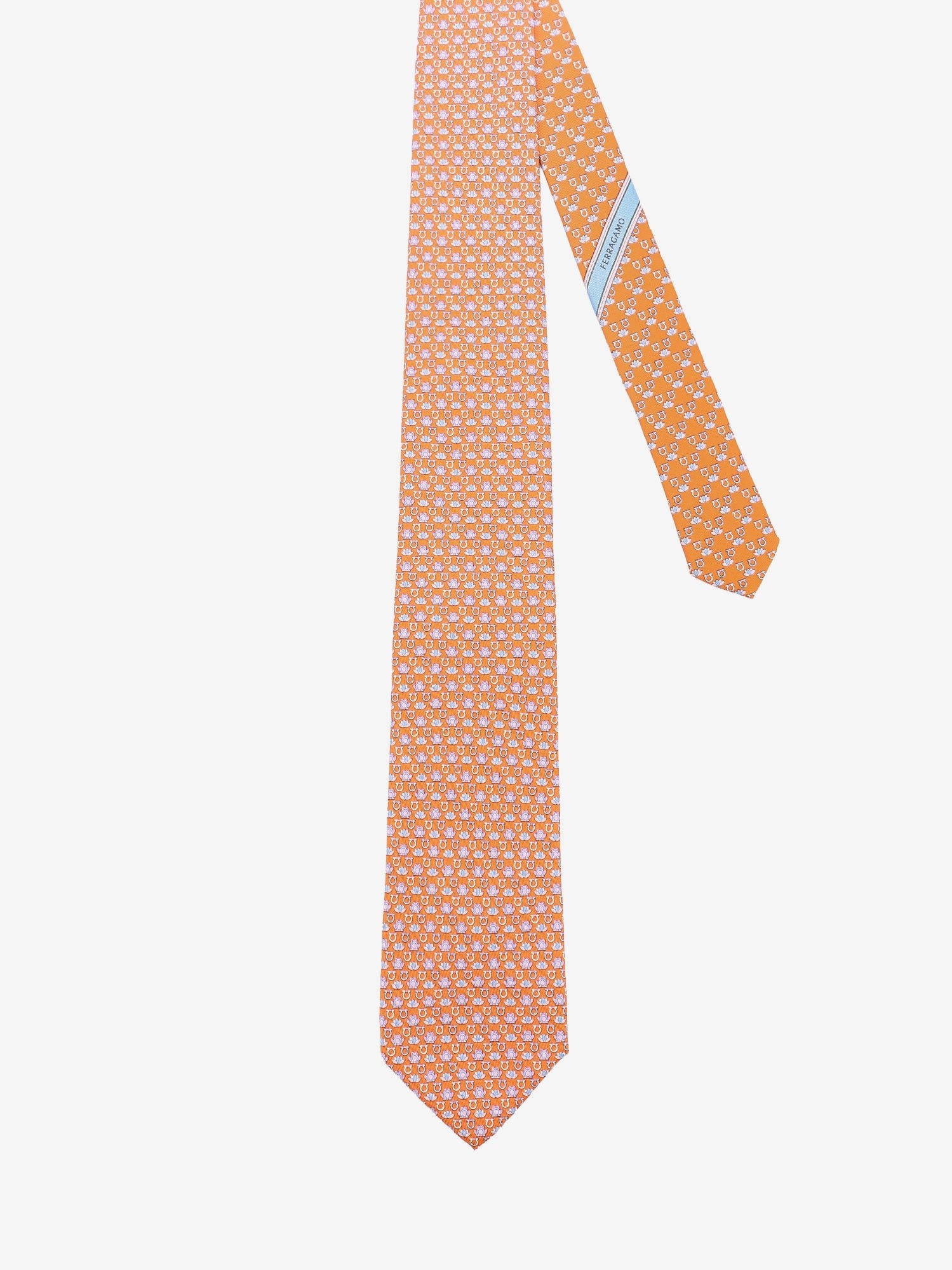 Ferragamo - Man - Orange - Tie