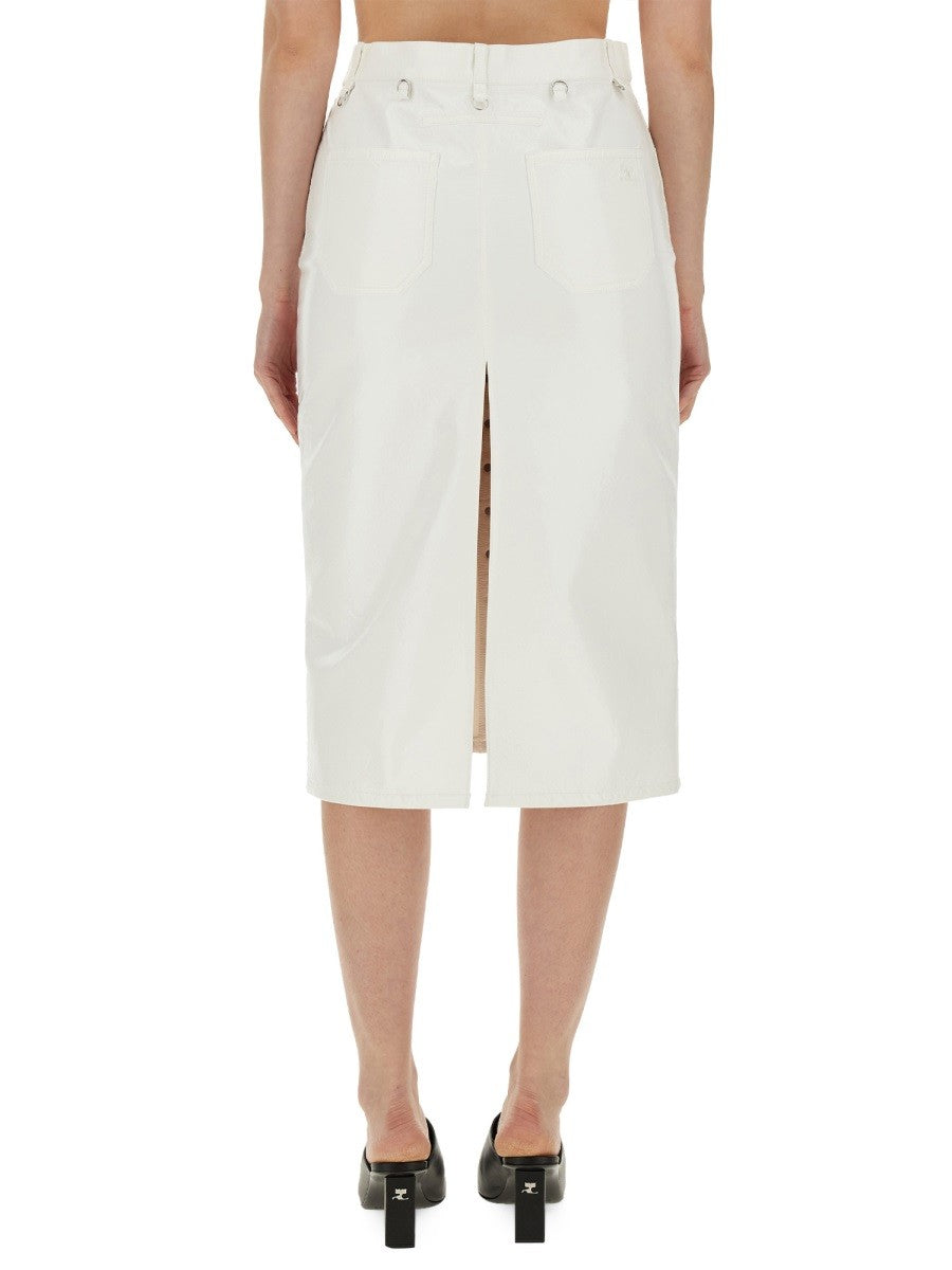 COURREGES - Woman - White - Skirt