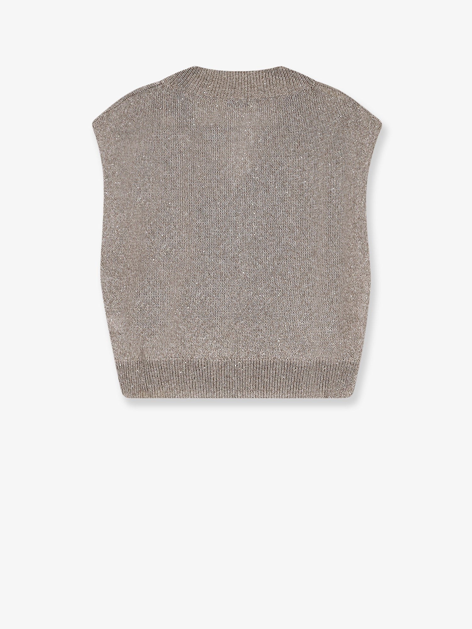 Brunello Cucinelli - Woman - Grey - Knit Sweater