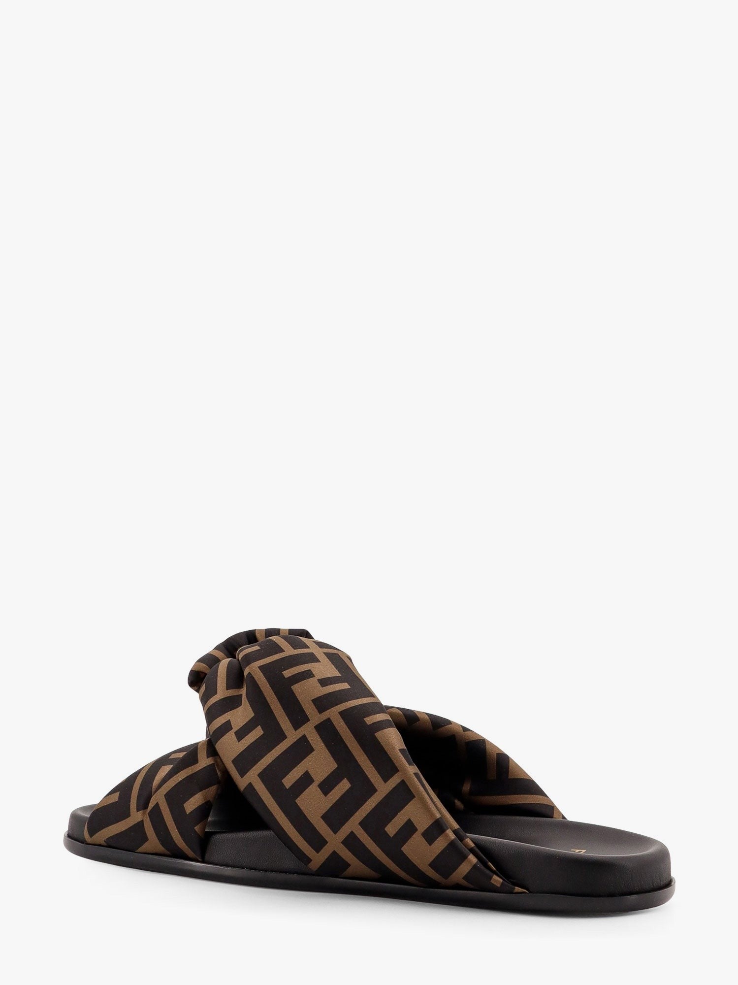 Fendi - Woman - Tabacco Nero - Flat Sandal