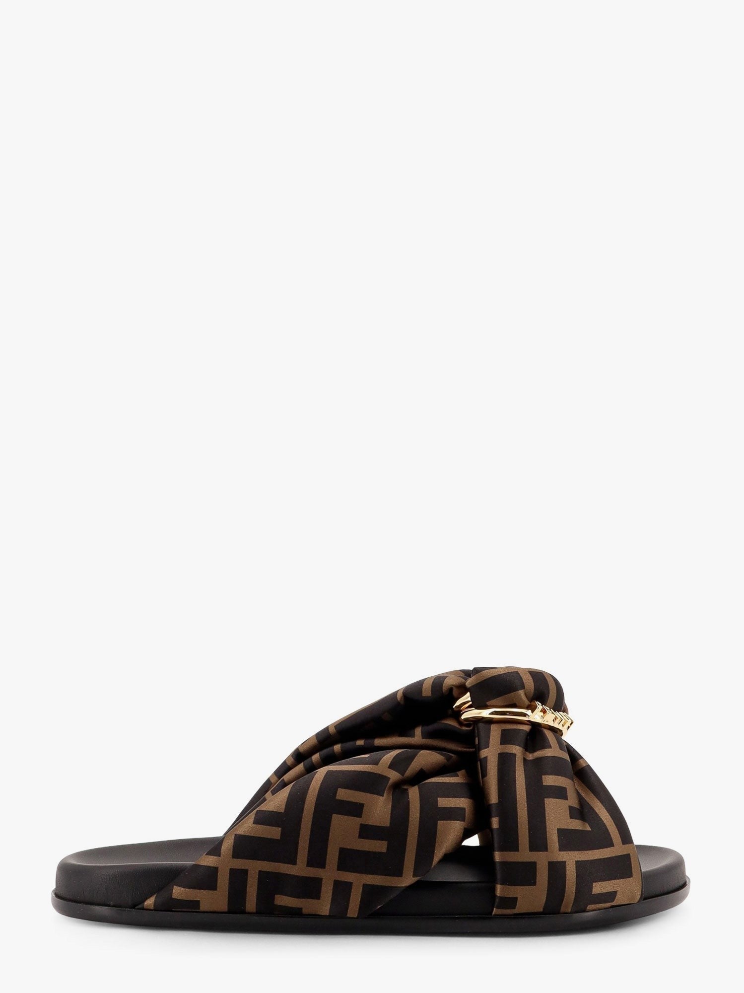 Fendi - Woman - Tabacco Nero - Flat Sandal