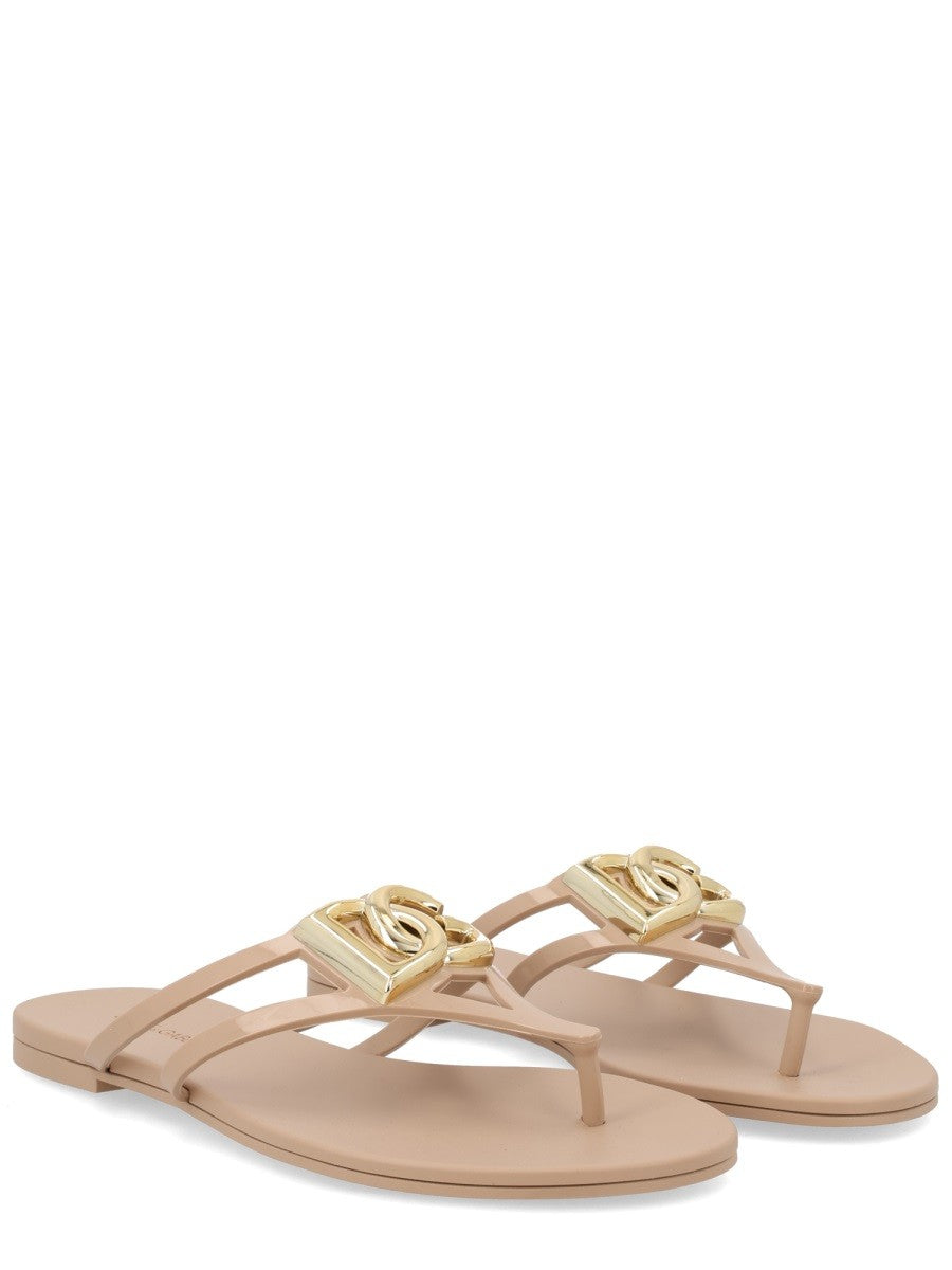Dolce & Gabbana - Woman - Beige - Sandal