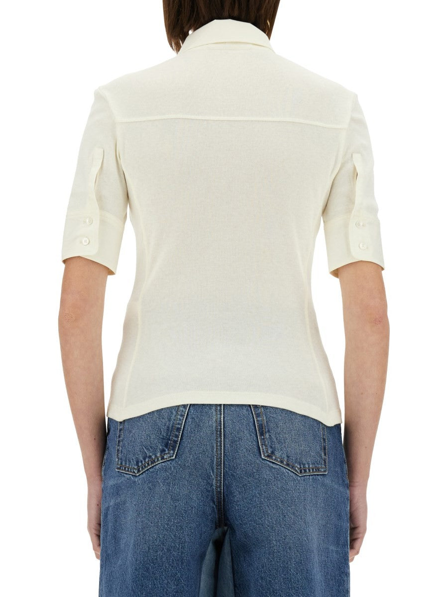 CHLOÉ - Woman - White - POLO SHIRTS
