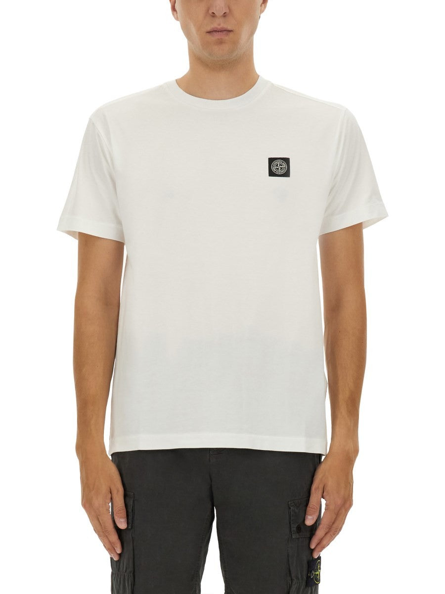Stone Island - Man - White - T-shirt