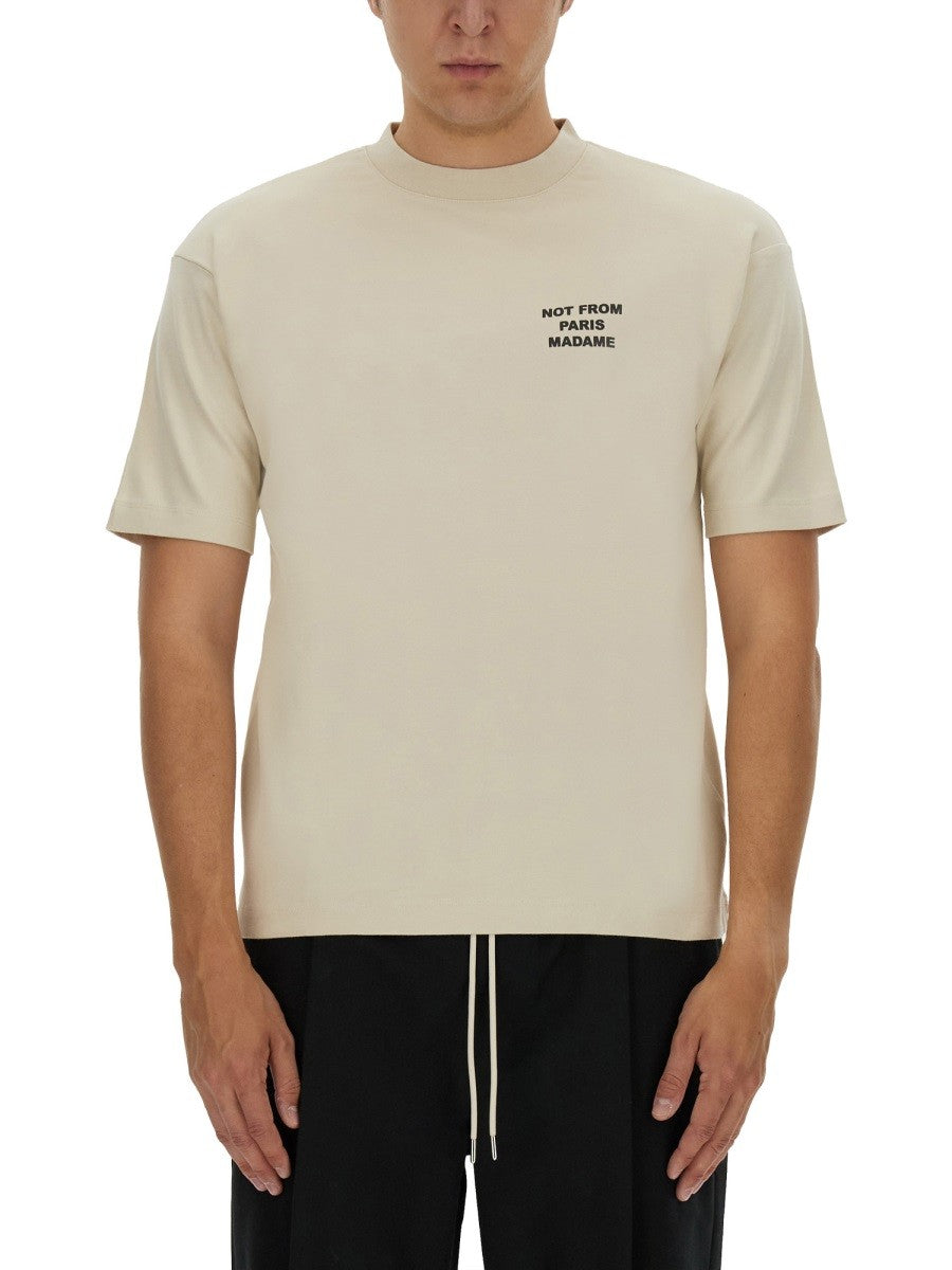 Drole De Monsieur - Man - Beige - T-shirt
