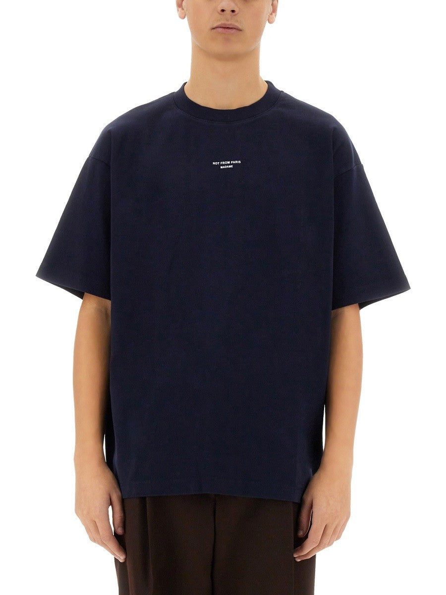 Drole De Monsieur - Man - Blue - T-shirt
