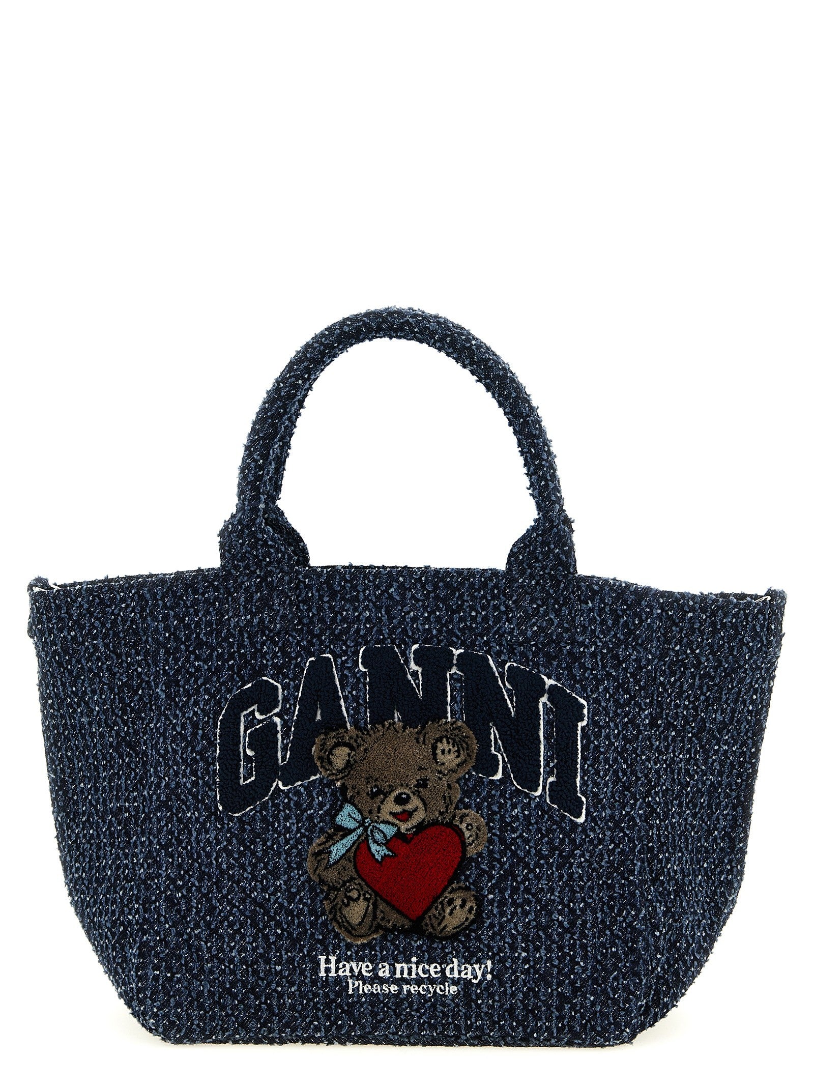 GANNI - nan - Blue - Tote bag