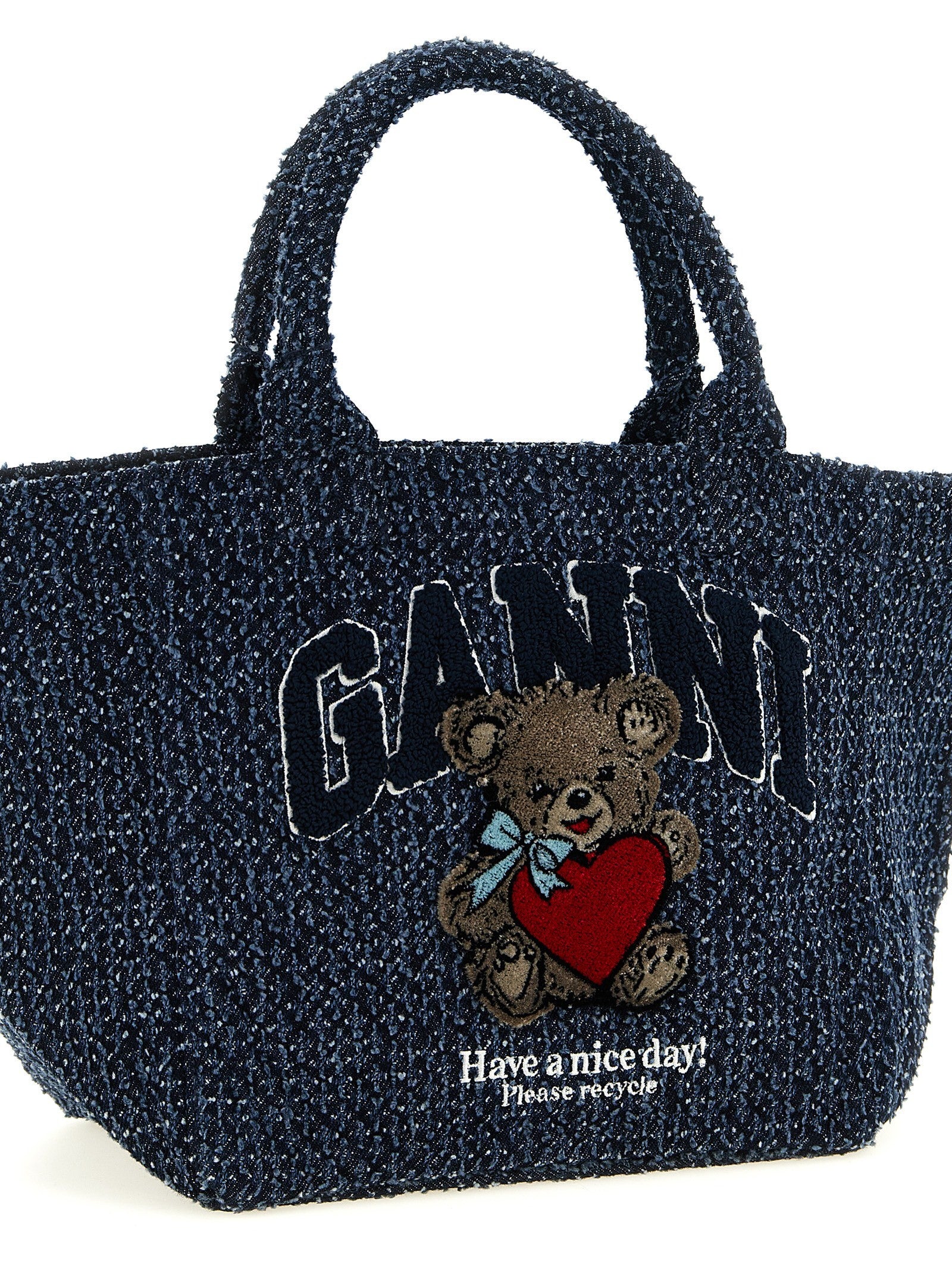 GANNI - nan - Blue - Tote bag
