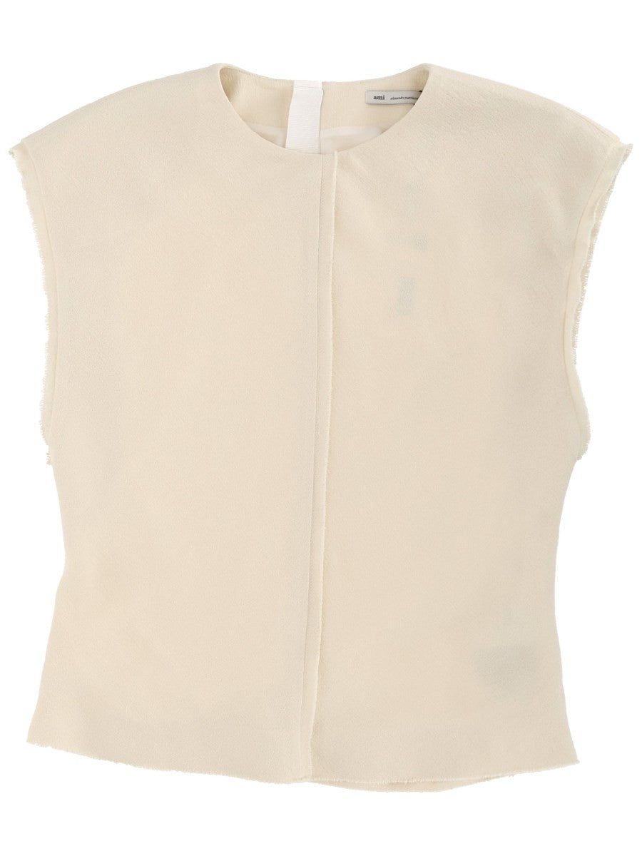 AMI PARIS - Woman - Beige - Top