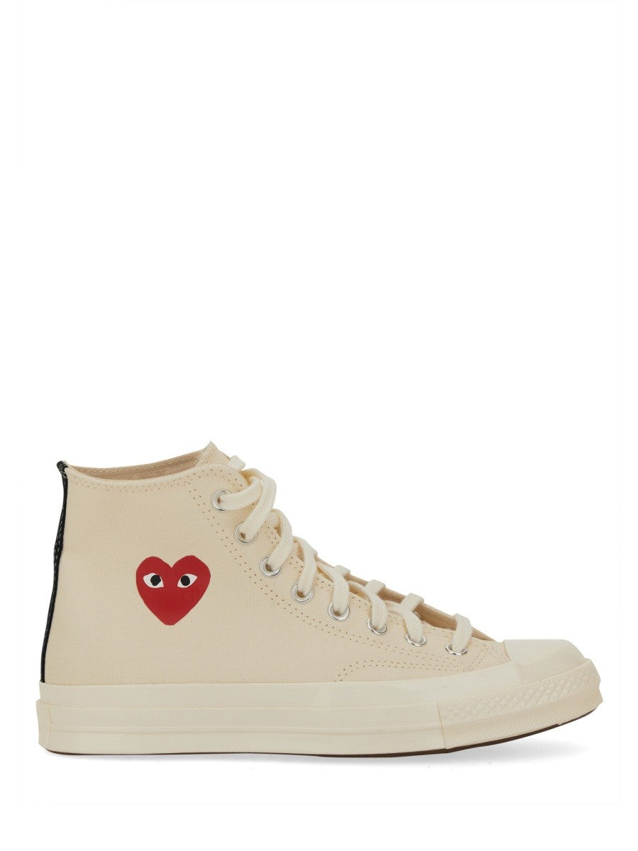 COMME DES GARCONS PLAY CONVERSE - Unisex - White - Sneaker