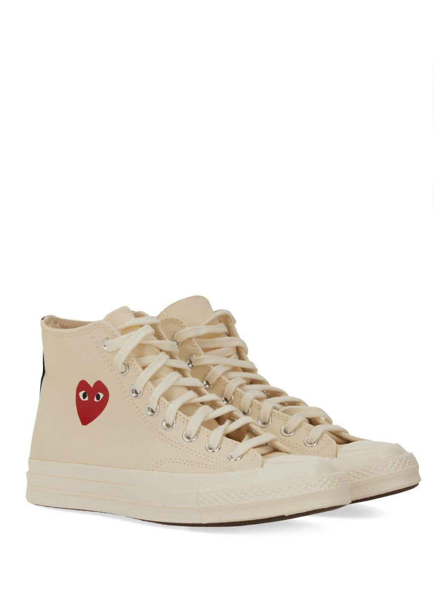 COMME DES GARCONS PLAY CONVERSE - Unisex - White - Sneaker