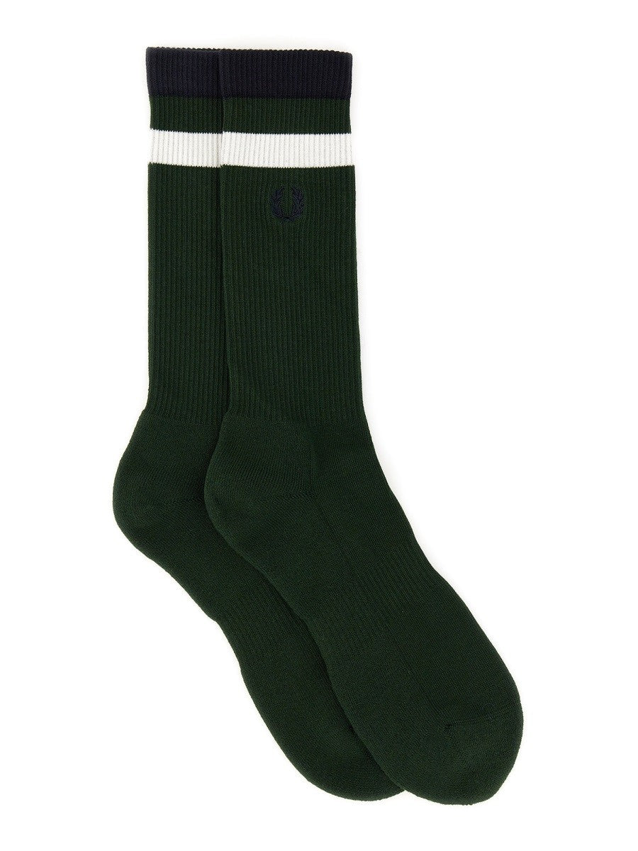 FRED PERRY - Man - Green - Socks