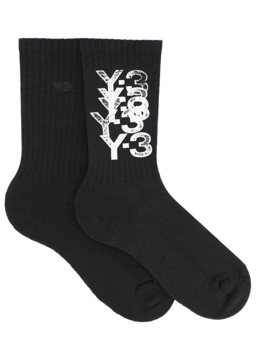 Y - 3 - Unisex - Black - Socks