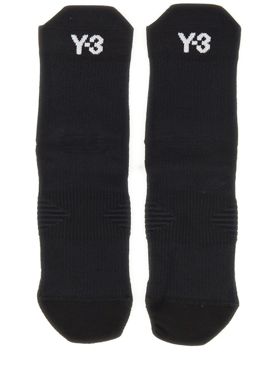 Y - 3 - Unisex - Black - Socks