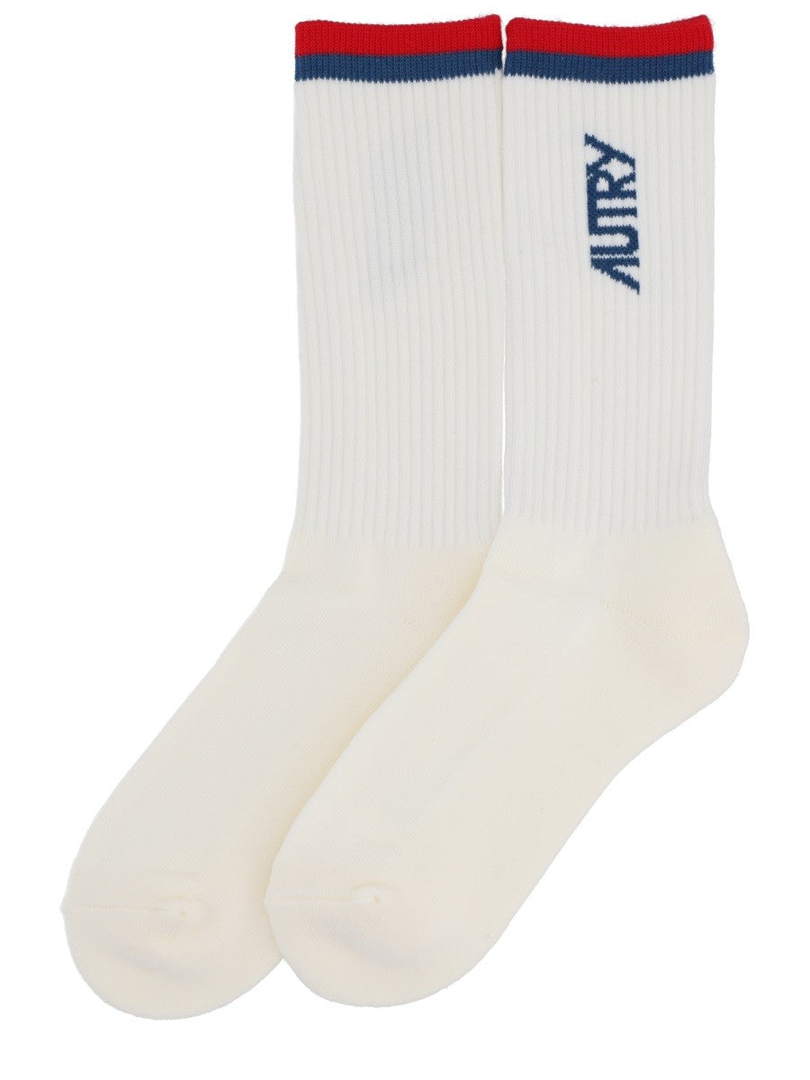 Autry - Unisex - White - Socks