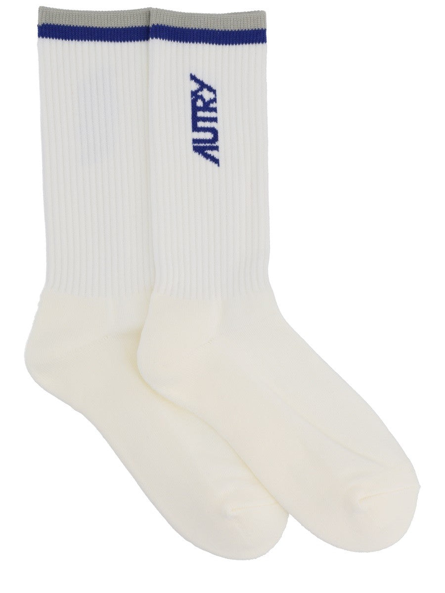 Autry - Unisex - White - Socks
