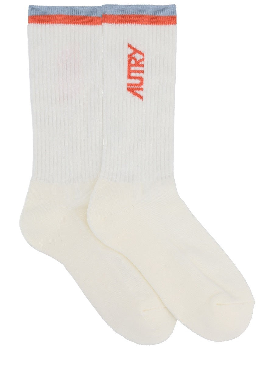 Autry - Unisex - White - Socks