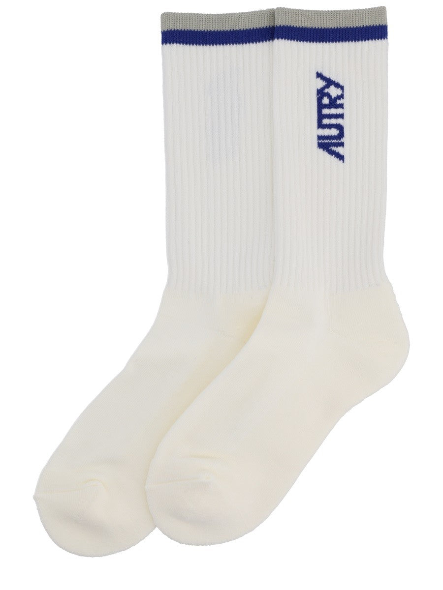 Autry - Unisex - White - Socks