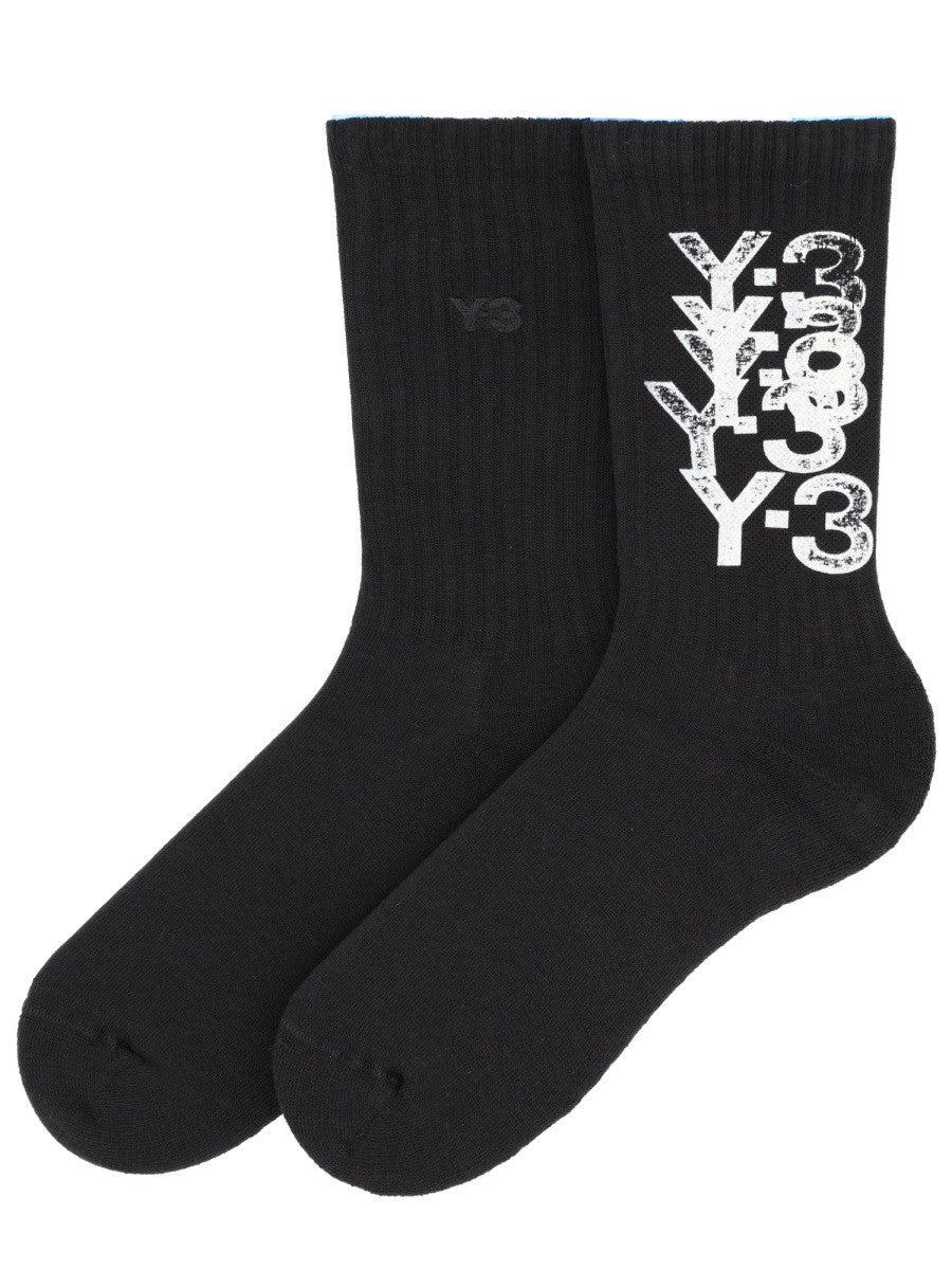 Y - 3 - Unisex - Black - Socks