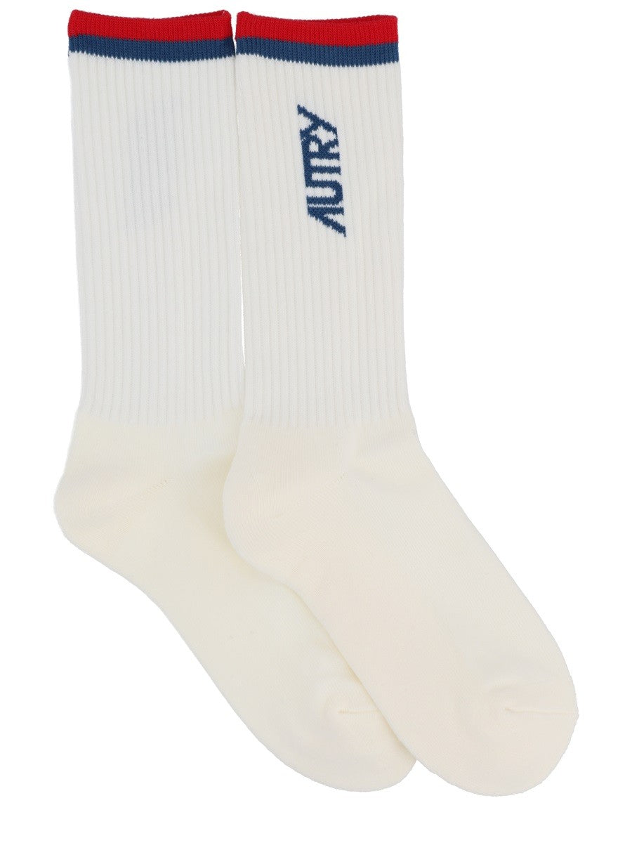 Autry - Unisex - White - Socks