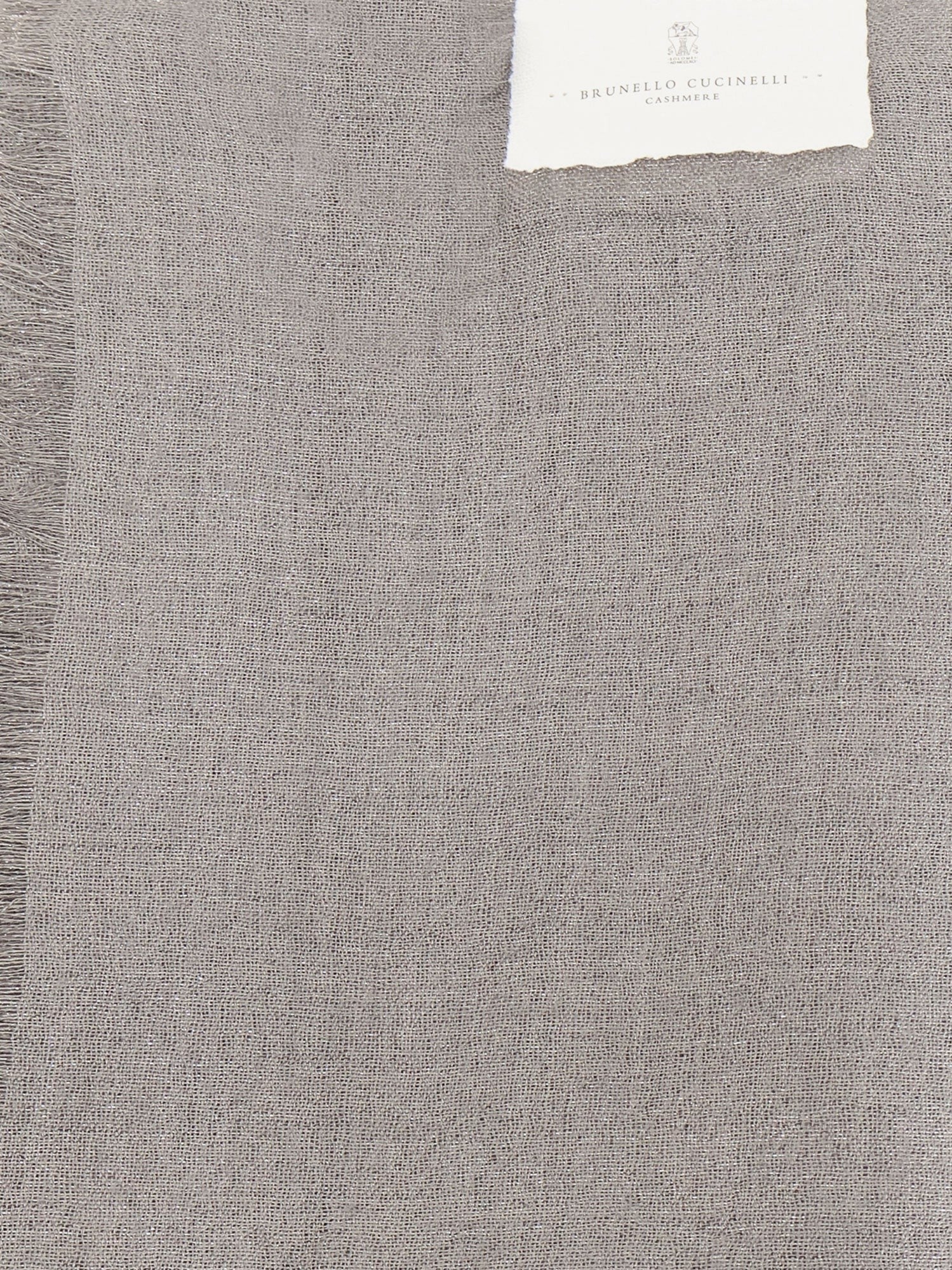 Brunello Cucinelli - Woman - Grey - Scarf