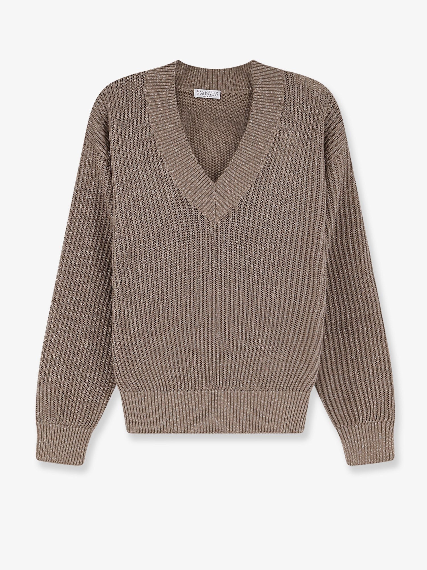 Brunello Cucinelli - Woman - Grey - Knit Sweater