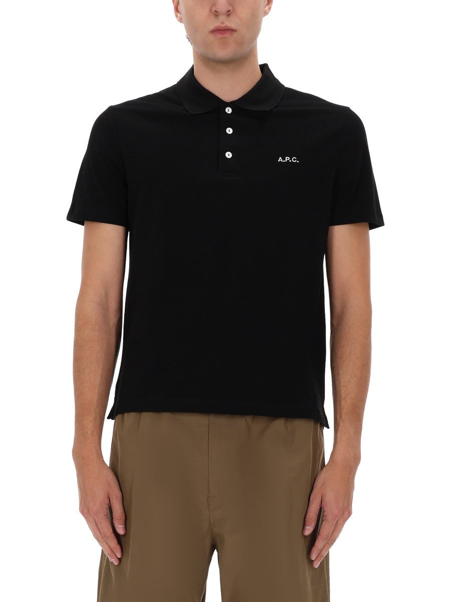 A.P.C. - Man - Black - Polo Shirts