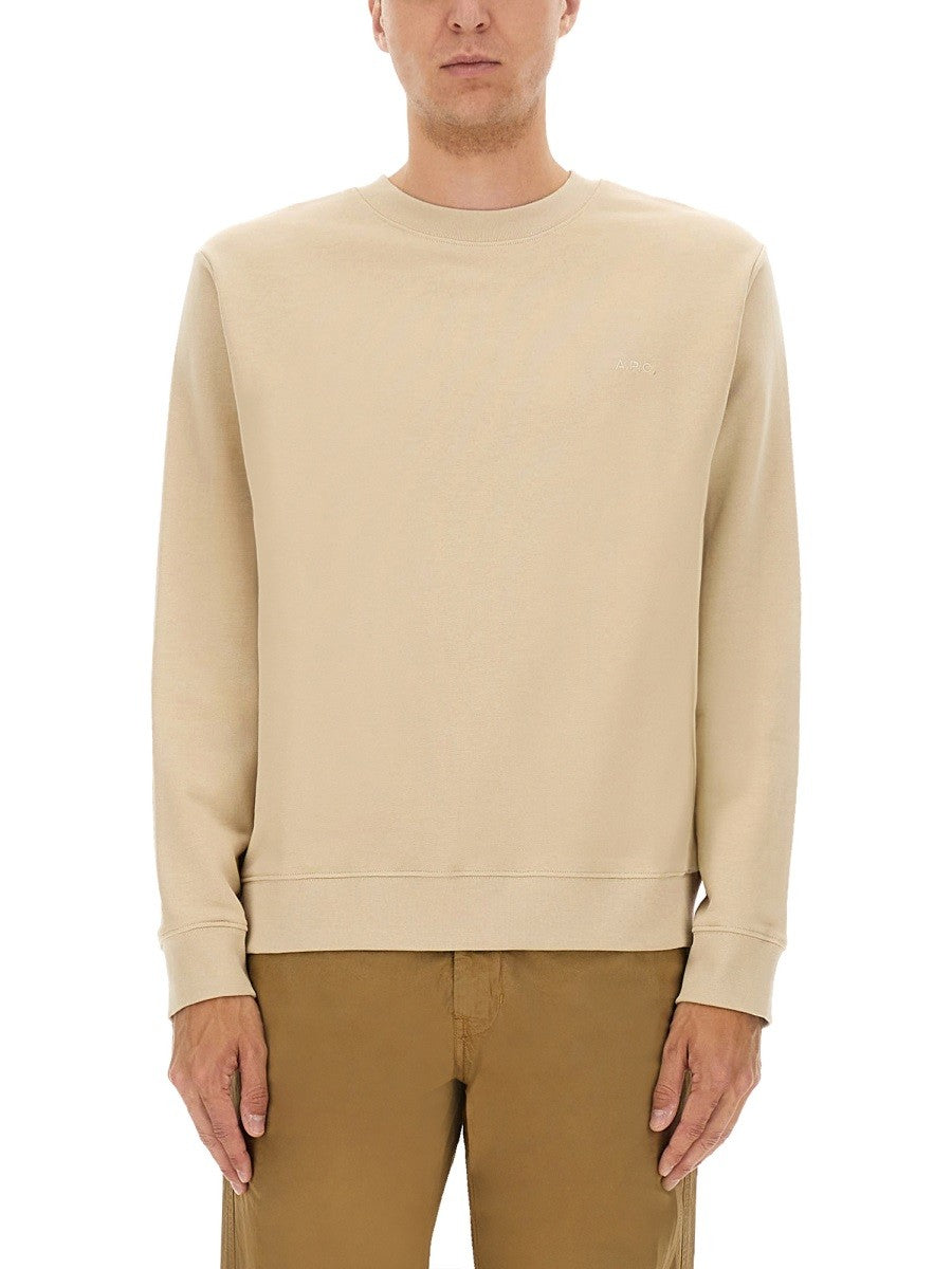 A.P.C. - Man - Beige - Sweatshirt