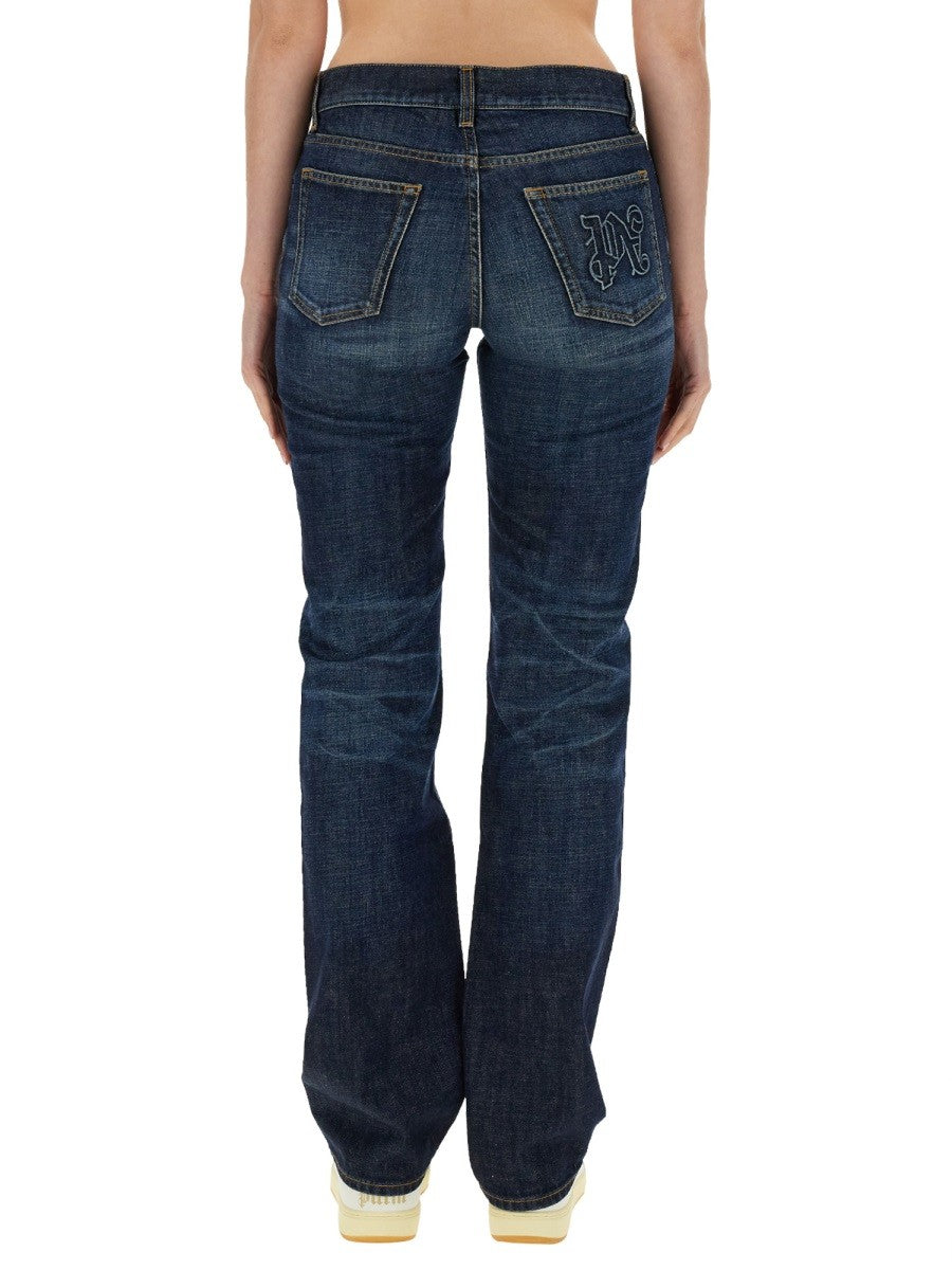 Palm Angels - Woman - Blue - Jeans