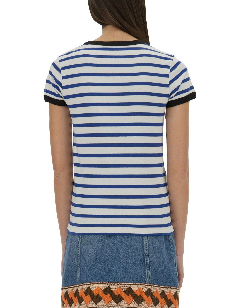 Valentino - Woman - Blue - T-shirt