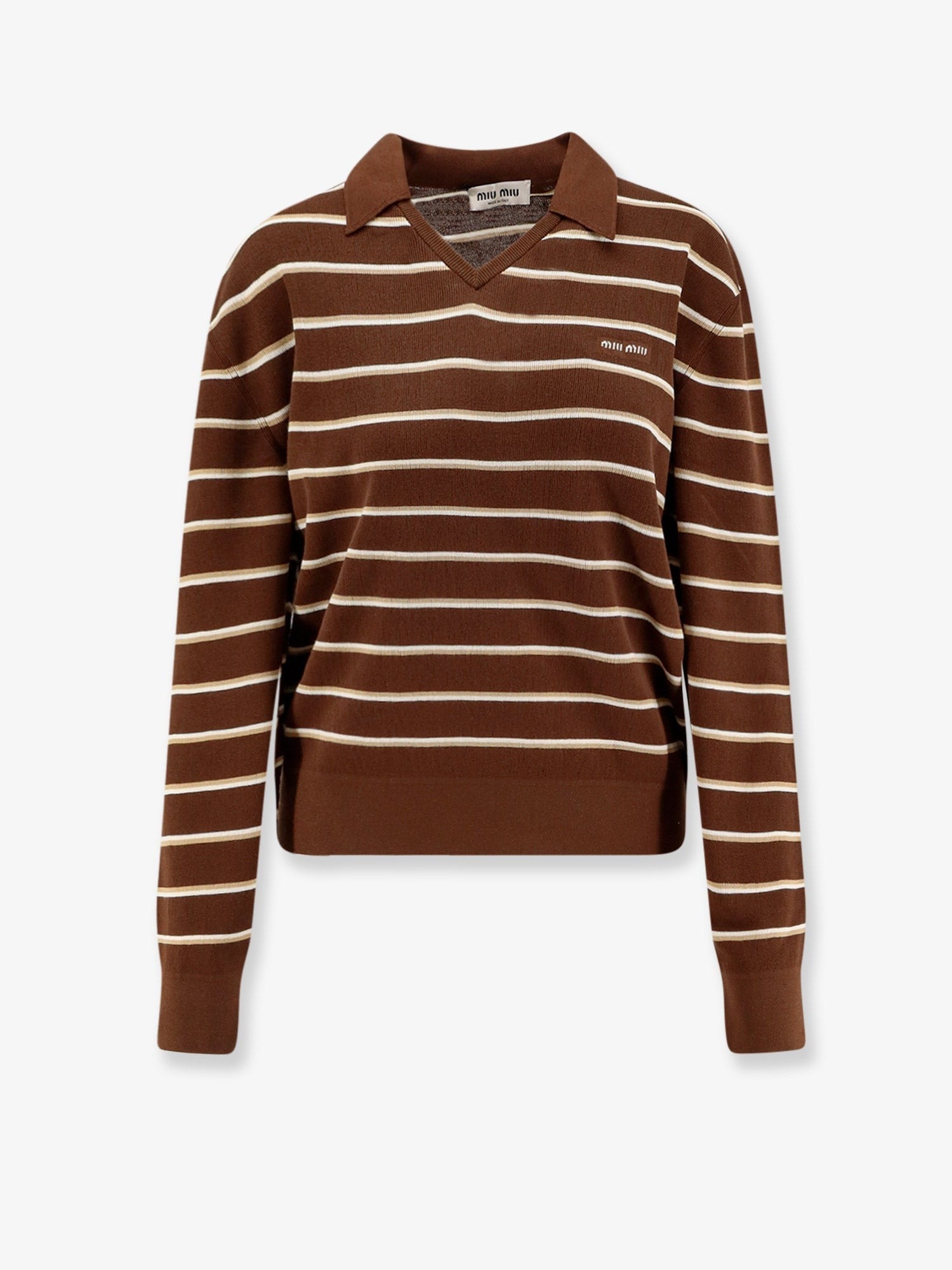 Miu Miu - Woman - Brown - Polo Shirt