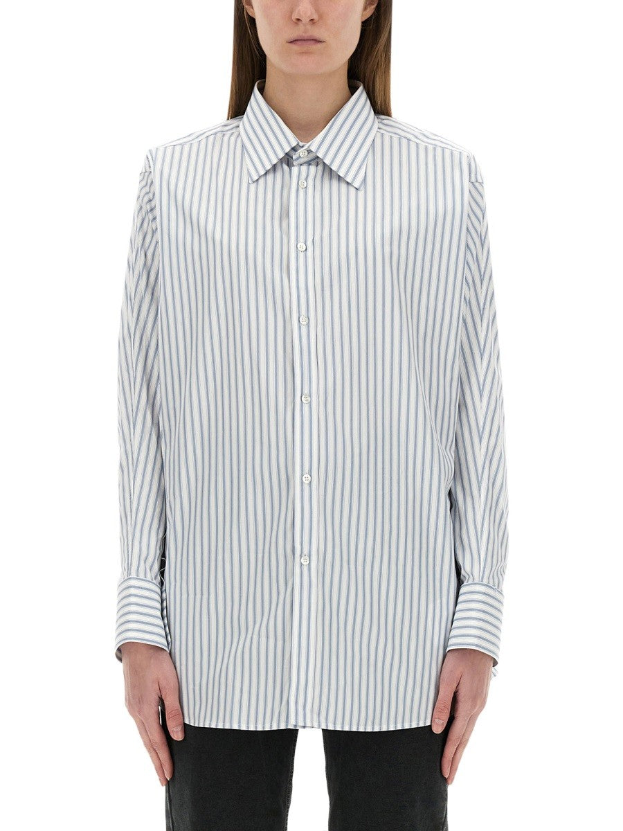 Maison Margiela - Woman - Blue - Shirt