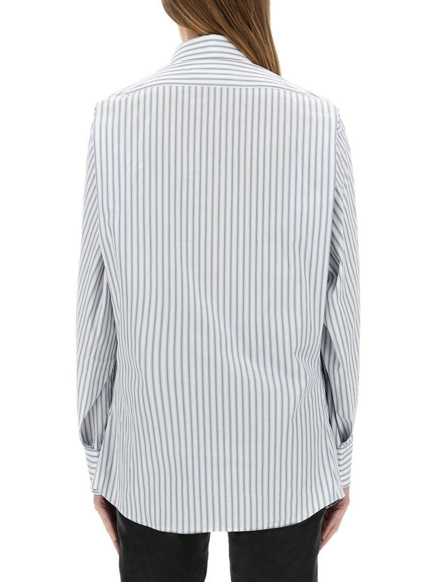 Maison Margiela - Woman - Blue - Shirt