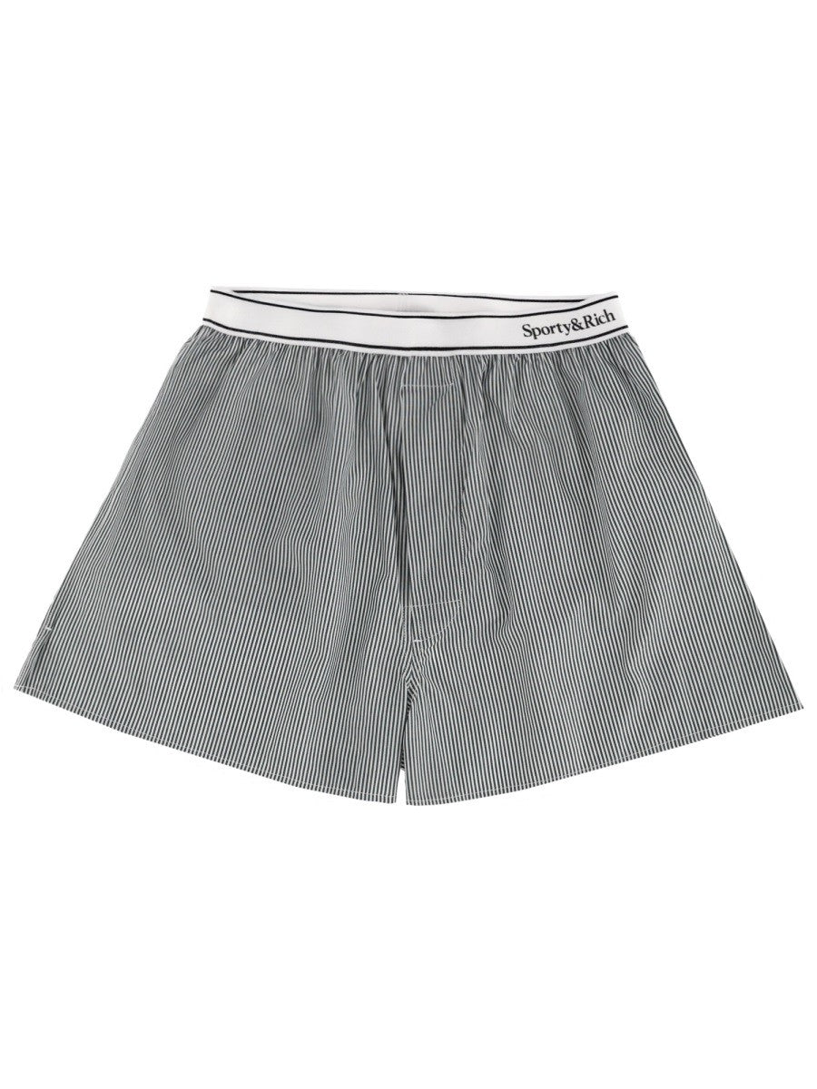 SPORTY&RICH - Unisex - Green - Shorts
