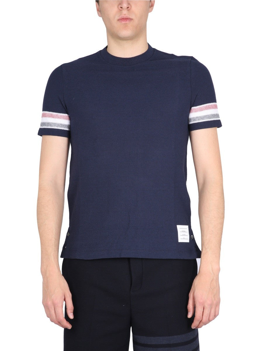 THOM BROWNE - Man - Blue - T-shirt