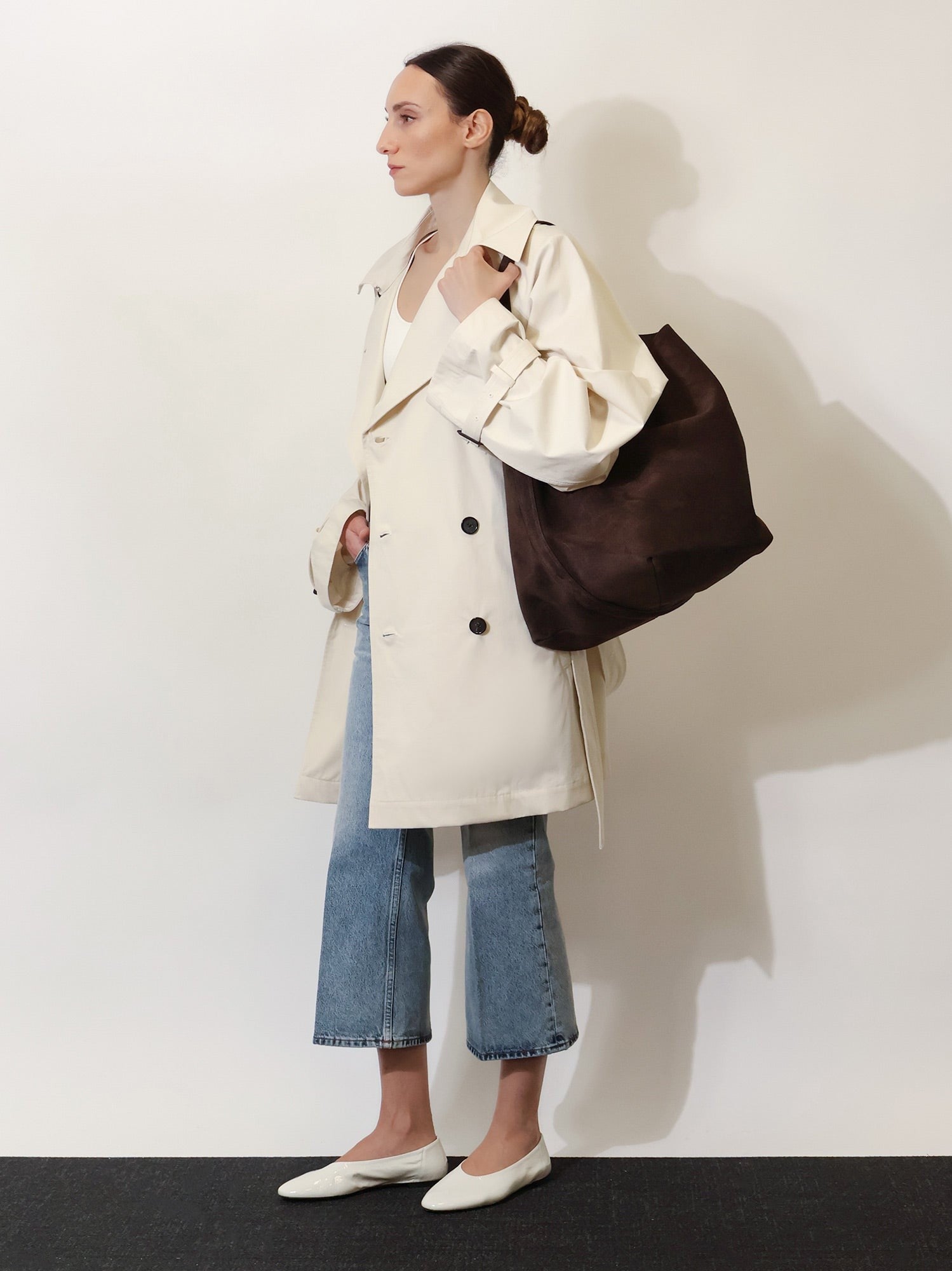 TOTEME - Woman - Brown - Shoulder Bag