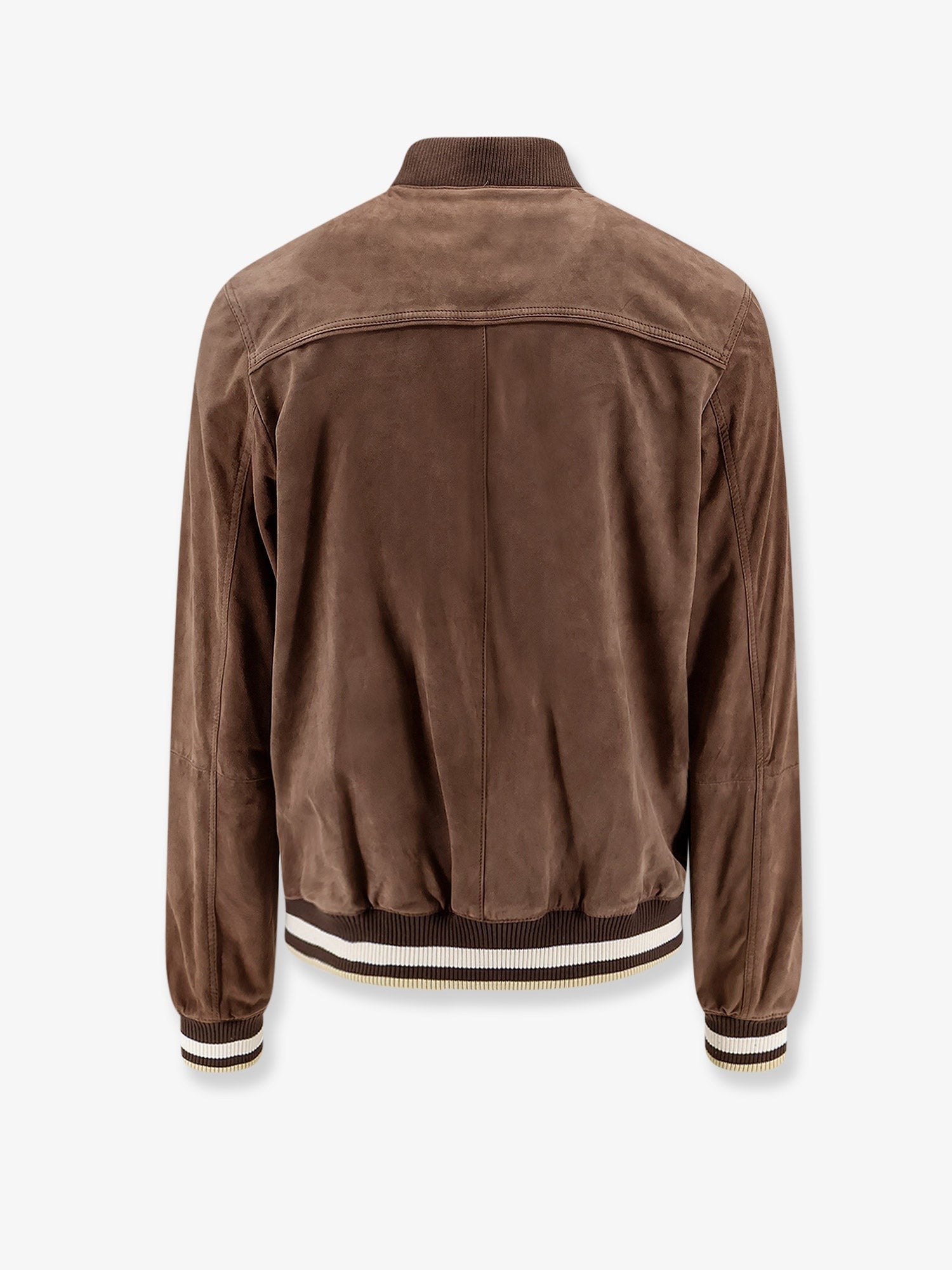 AMARANTO - Man - Brown - Leather Jacket