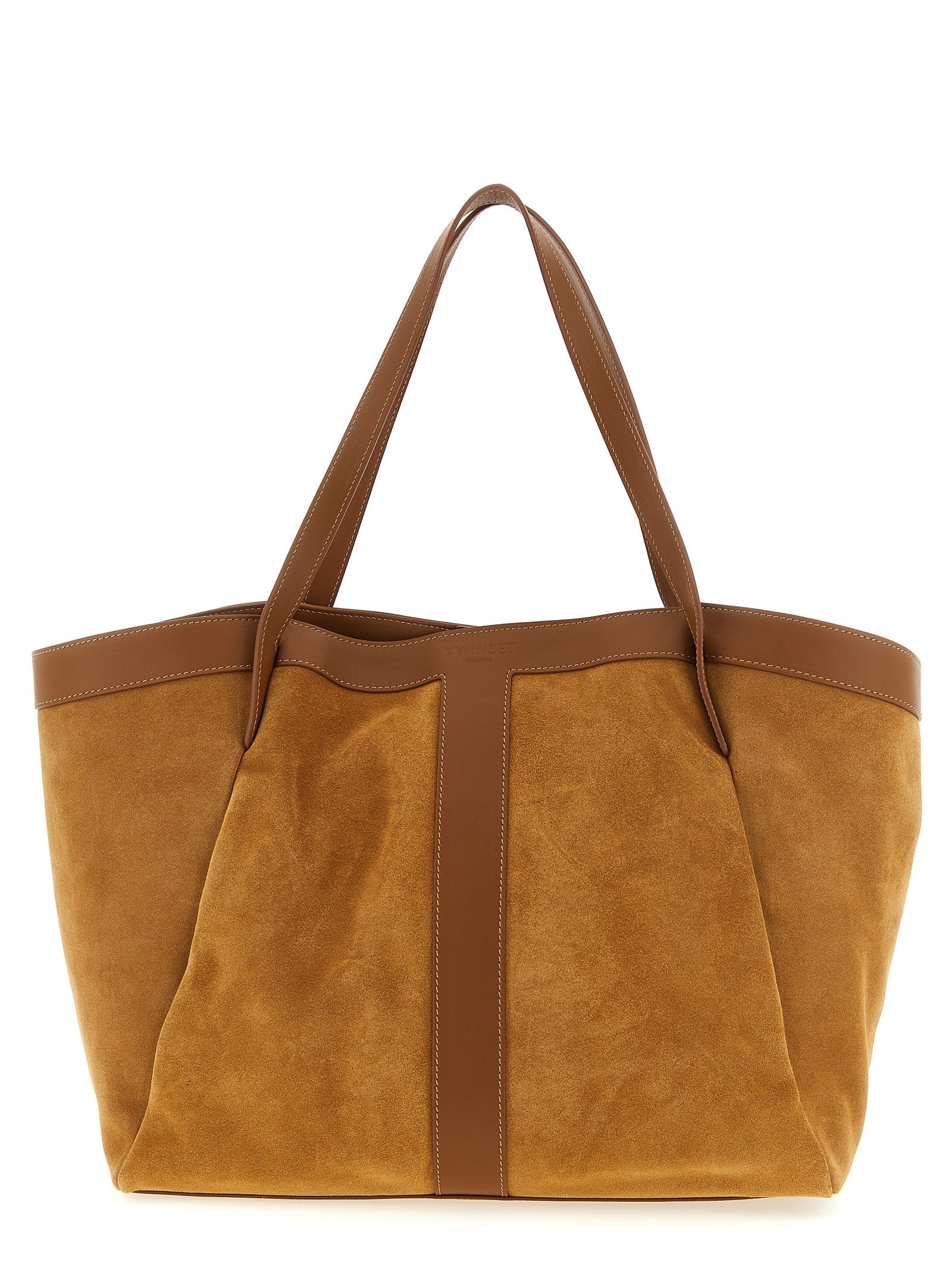 TWIN SET - nan - Brown - Tote bag