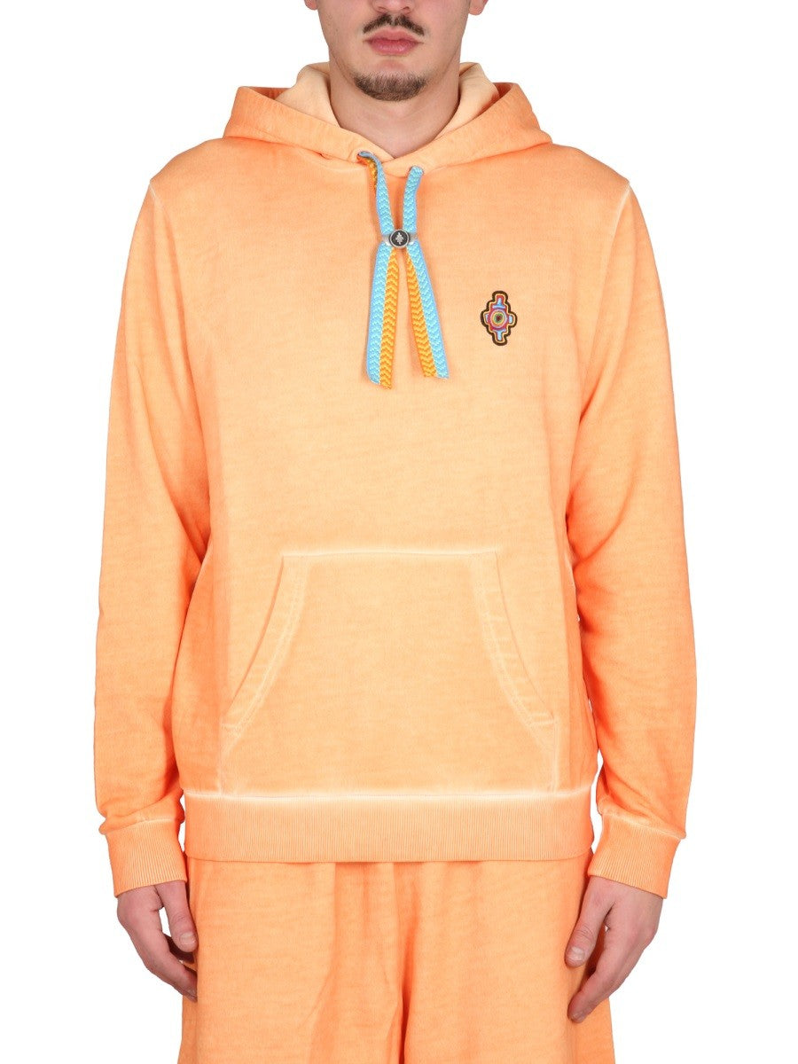 MARCELO BURLON COUNTY OF MILAN - Man - Orange - Sweatshirt