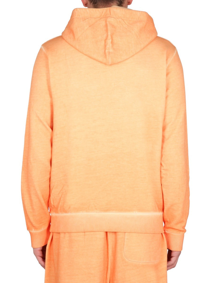MARCELO BURLON COUNTY OF MILAN - Man - Orange - Sweatshirt